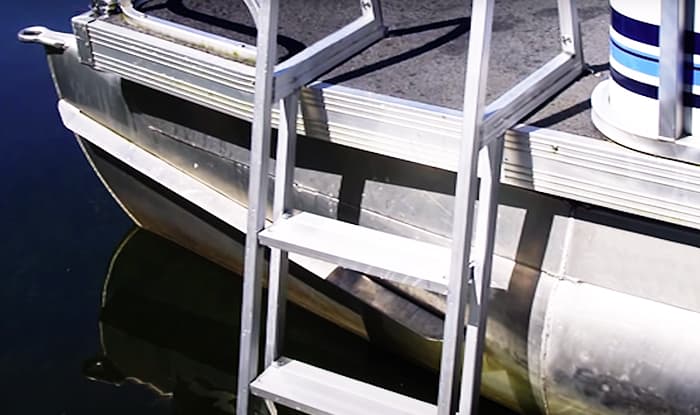 Not sure what type of step ladder, boarding ladder, or diving ladder you  should buy for your pontoon boat. Read this gu…