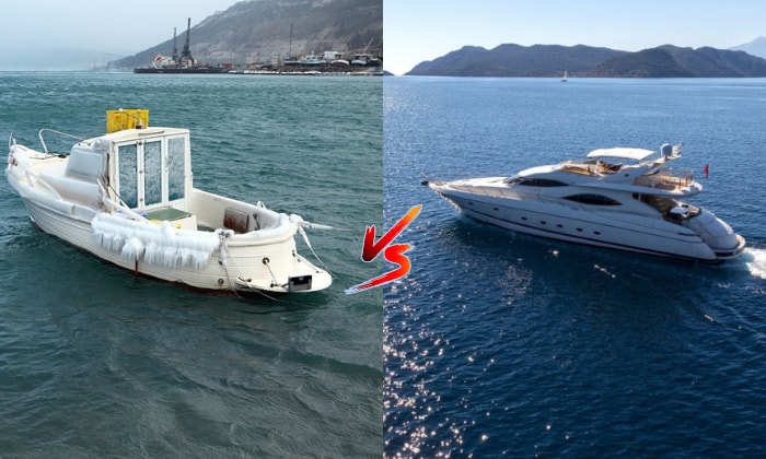 yacht and speedboat difference