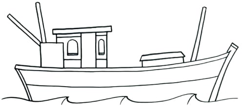 How to Draw a Boat on a Lake on a Cloudy Day  Lets Draw Today